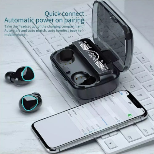 New 9D Earphone Bluetooth 5.3 Touch Control In-Ear Earbuds Wireless Headset UK