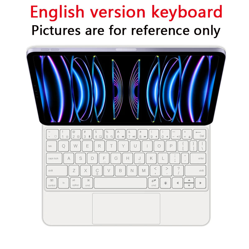 iPad 10.9" 2022 Magic Keyboard Folio Case with Portuguese, Spanish, Hebrew, Arabic, German Support