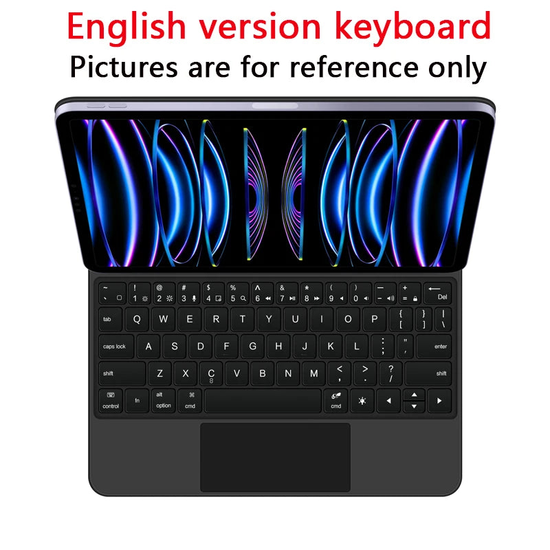 iPad 10.9" 2022 Magic Keyboard Folio Case with Portuguese, Spanish, Hebrew, Arabic, German Support