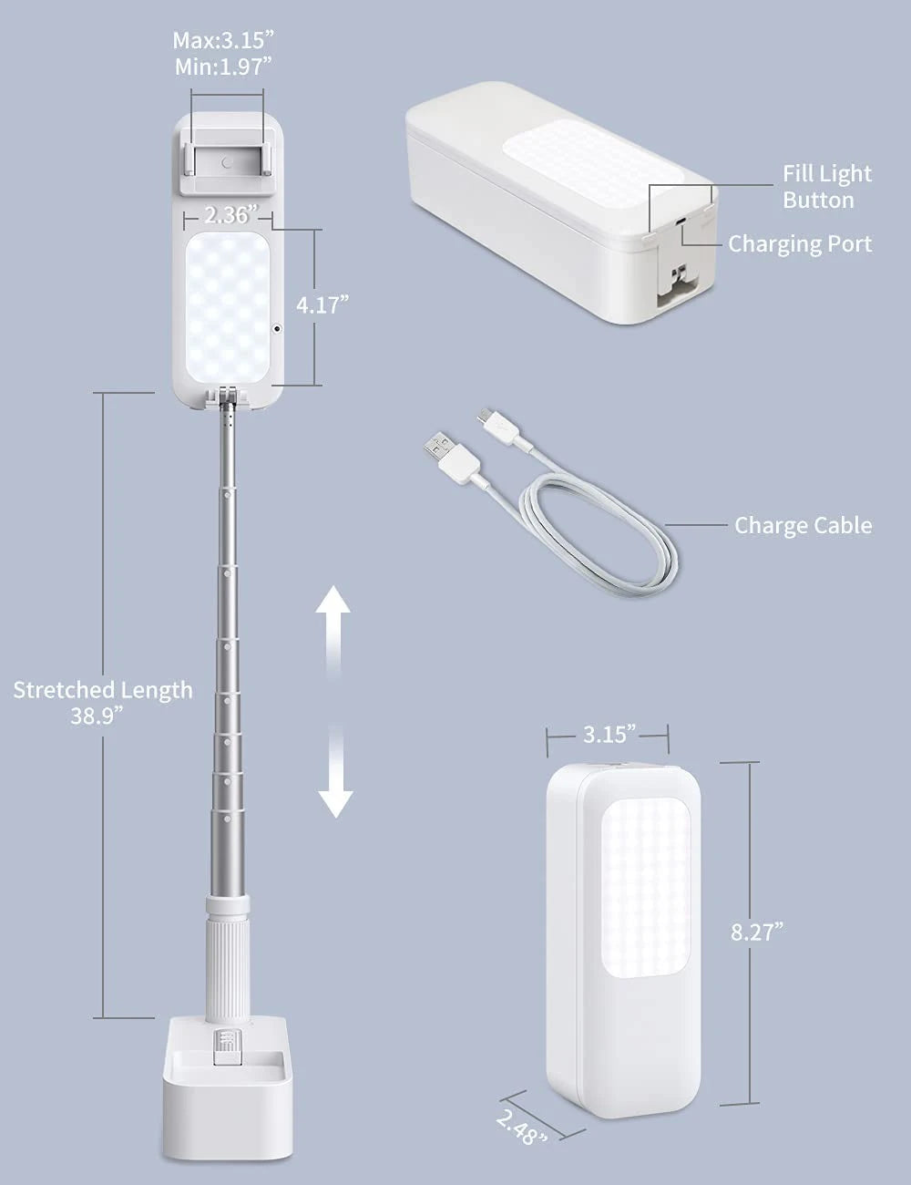 GloSpin360 Selfie Stand